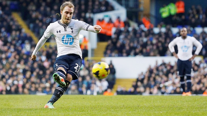 Video danh thủ: Vua sút phạt của Tottenham Christian Eriksen